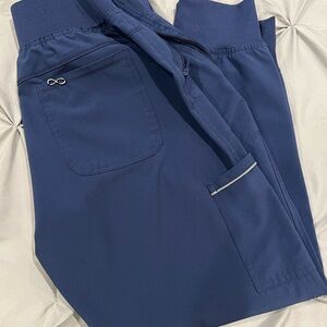 Navy Blue women’s Cherokee jogger scrub pants